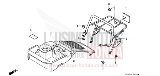 R-KOERP., H. ABD./ GEPAECKTRAEGER NH50MSL de 1990